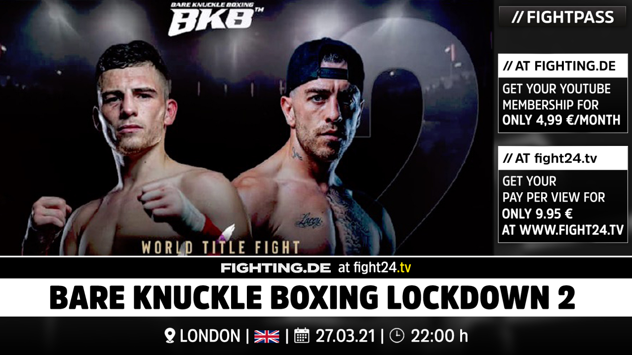 Fight Pass fight24 BARE KNUCKLE BOXING LOCKDOWN 2 fight24
