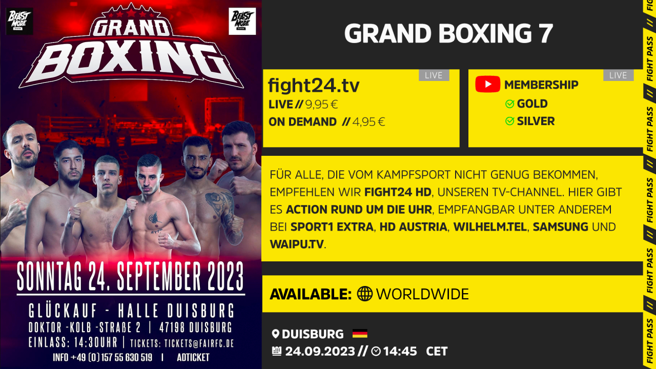 Fight Pass fight24 GRAND BOXING 7 fight24