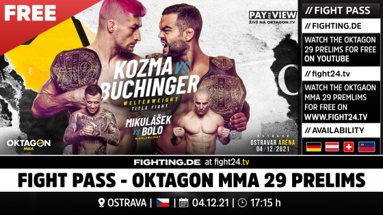 Martial Arts Videos Oktagon 29 Prelims Fight24 Tv