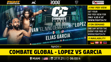fight24 | COMBATE GLOBAL - LOPEZ VS GARCIA