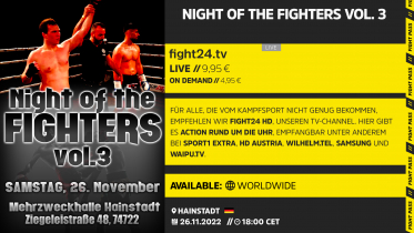 fight24 | NIGHT OF THE FIGHTERS 3