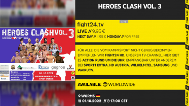 fight24 | HEROES CLASH VOL. 3