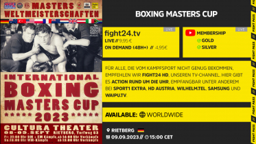 fight24 | MASTERS CUP 2023 SATURDAY