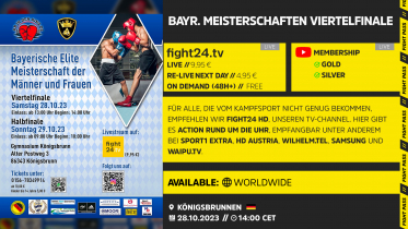 fight24 | BAYR. MEISTERSCHAFT VIERTELFINALE