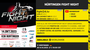 fight24 | FIGHT NIGHT NÜRTINGEN 2023