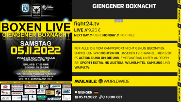 fight24 | GIENGENER BOXNACHT 2022