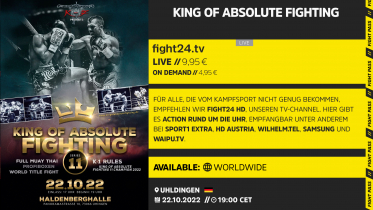 fight24 | KING OF ABSOLUTE FIGHTING 2022