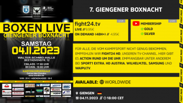 fight24 | 7. GIENGENER BOXNACHT